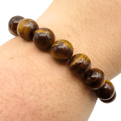 Tigers Eye Bead Bracelet (10mm) - Image 2