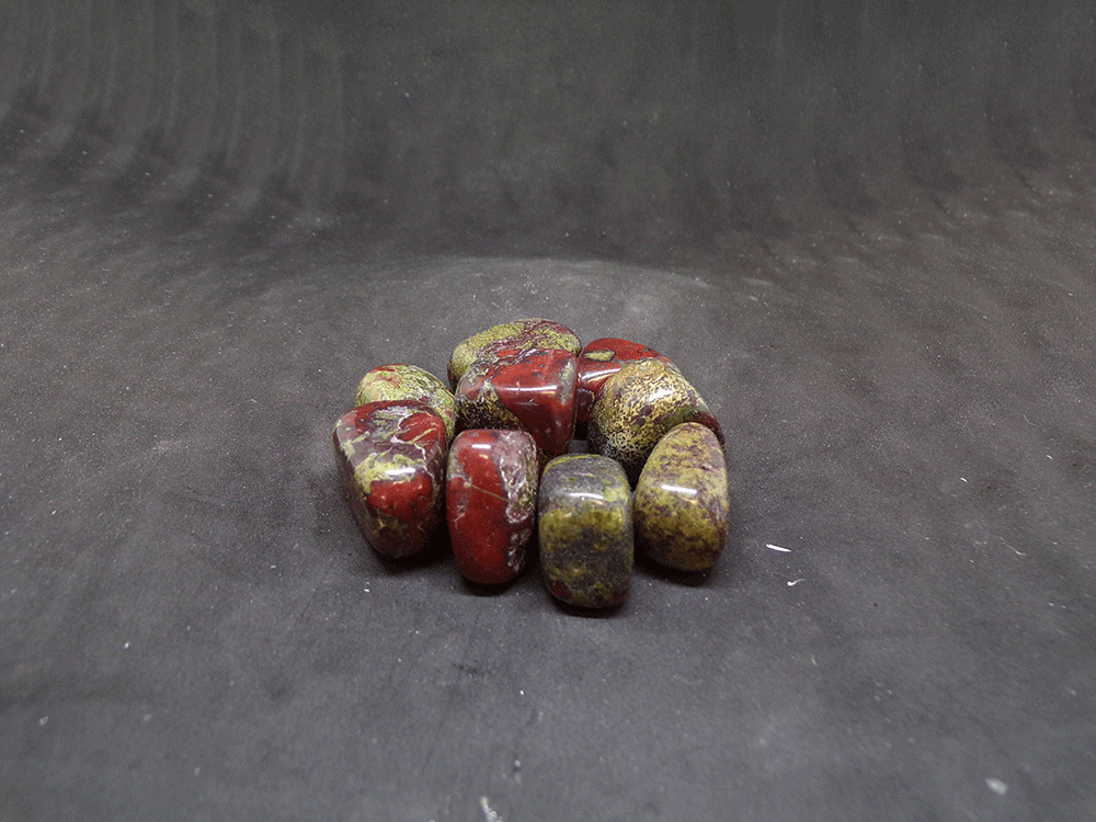 100g Dragon Blood Jasper Tumble Stones 25mm Rowell Rocks Ltd