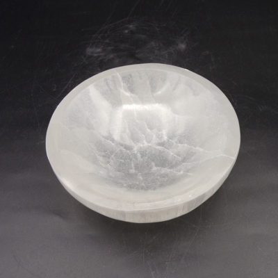 Selenite Carved Bowl (10cm) - Image 2