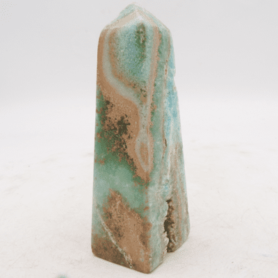 Blue Aragonite Polished Obelisk (90mm) - Image 3