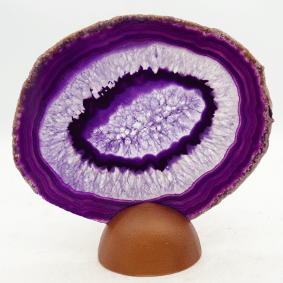 Agate Slice - Purple (165mm x 125mm) - Image 2