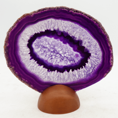 Agate Slice - Purple (165mm x 125mm) - Image 3