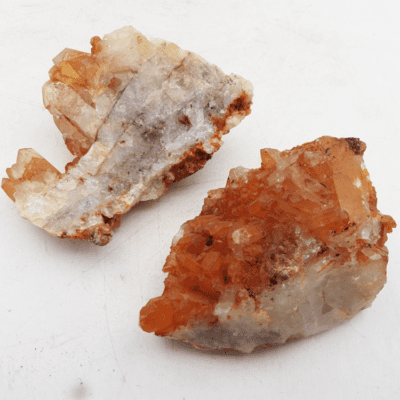 Tangerine Quartz Clusters x 2 (248g) - Image 3