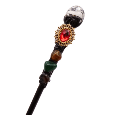 Mixed Gemstone Wand With Acessory (27.5cm) - Image 2