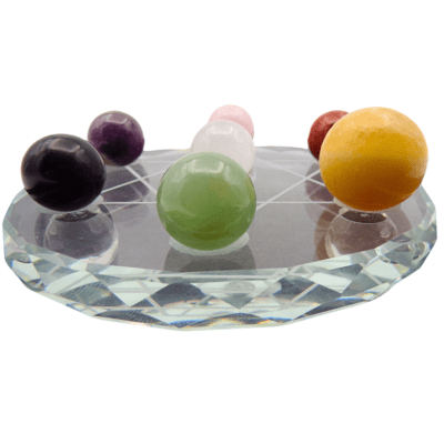 Chakra Sphere Set On Glass Stand - Image 3