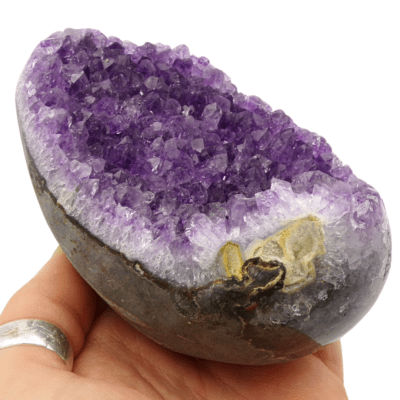 Amethyst Druzy Egg (115mm x75mm) - Image 4