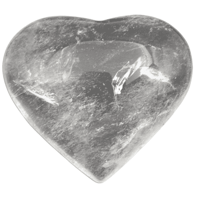 Clear Quartz Heart (62mm x 60mm) - Image 2