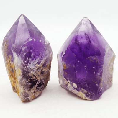 Amethyst Cut Base Points x 2 (214g) - Image 2