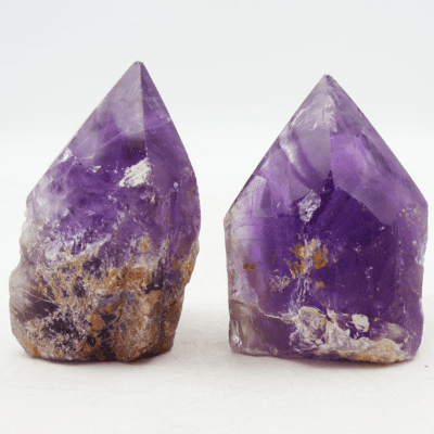 Amethyst Cut Base Points x 2 (214g) - Image 3