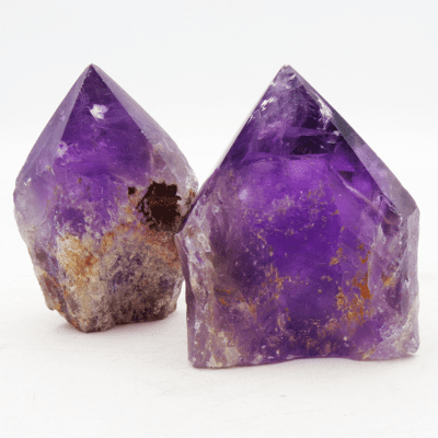 Amethyst Cut Base Points x 2 (214g) - Image 4