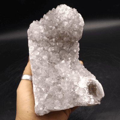 Snowy Amethyst Druze Formations (B Grade) (1.2KG) - Image 5