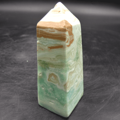 Blue Aragonite Polished Obelisk (74mm) - Image 4