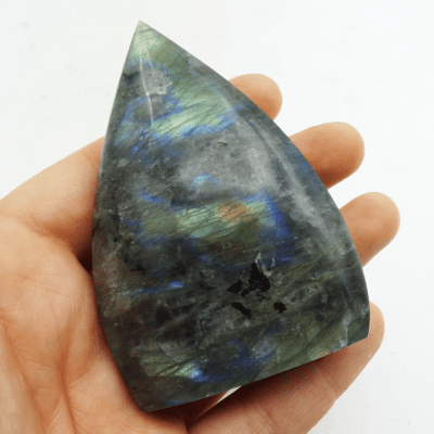 Labradorite Polished Flame (80mm x 60mm) - Image 5