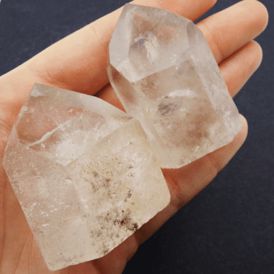 Lemurian Quartz Points x 2 (170g) - Image 4