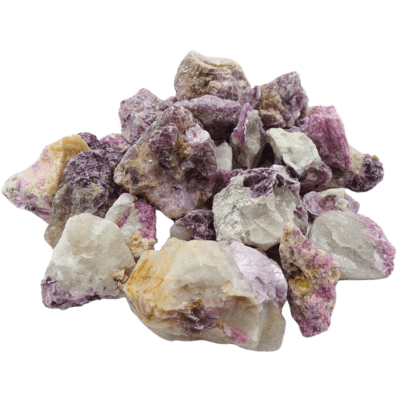 Raw Lepidolite Pieces (A Grade) 500g