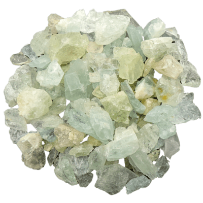 Raw Aquamarine Pieces (A Grade) 250g