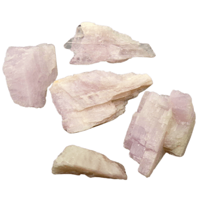 Raw Kunzite Pieces (100g)