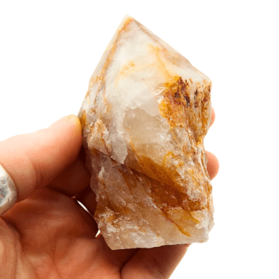 Golden Healer Quartz Cut Base Point (85mm) - Image 5