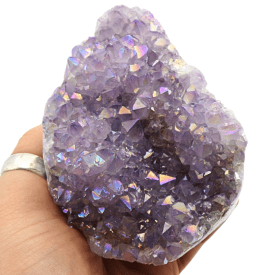 Aura Amethyst Druze Formation (75mm x 75mm) - Image 5