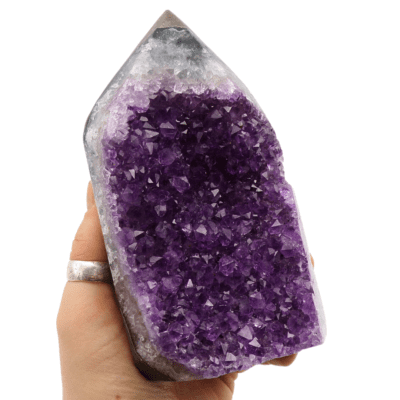 Uruguayan Amethyst Druzy Point (145mm x 80mm) - Image 5