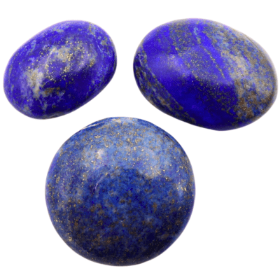 Lapis Lazuli Palmstones x 3 (130g) - Image 2