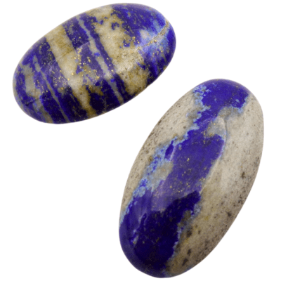 Lapis Lazuli Palmstones x 2 (114g) - Image 2