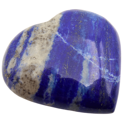 Lapis Lazuli Polished Heart (75mm x 70mm) - Image 3