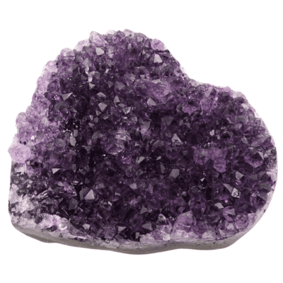 Uruguayan Amethyst Druzy Heart (120mm x 105mm) - Image 2