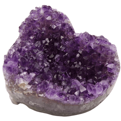 Uruguayan Amethyst Druzy Heart (120mm x 80mm) - Image 2