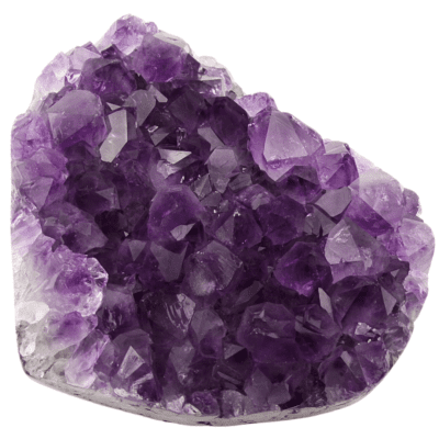 Uruguayan Amethyst Druzy Heart (105mm x 90mm) - Image 2