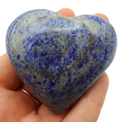 Lapis Lazuli Polished Heart (65mm x 60mm) - Image 4