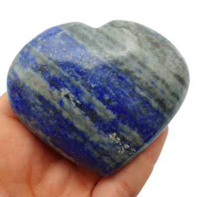 Lapis Lazuli Polished Heart (80mm x 70mm) - Image 4