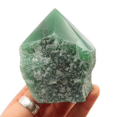 Green Aventurine Cut Base Point (80mm) - Image 4