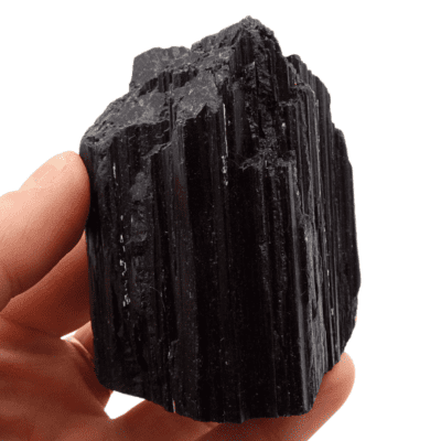 Black Tourmaline Cut Base Tower (70mm x 50mm) - Image 4