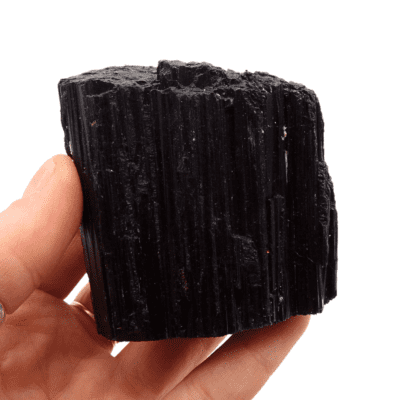 Black Tourmaline Cut Base Tower (65mm x 65mm) - Image 4