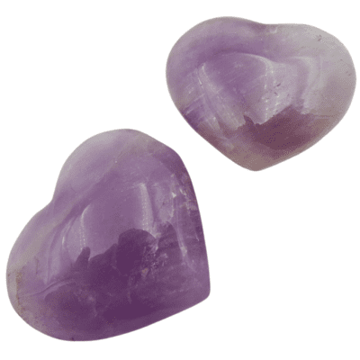 Amethyst Hearts x 2 (78g) - Image 3