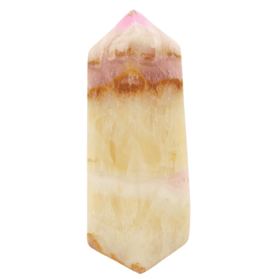 Pink Aragonite Polished Obelisk (110mm) - Image 3