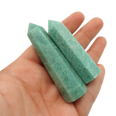 Amazonite Polished Points x 2 (75g) - Image 4