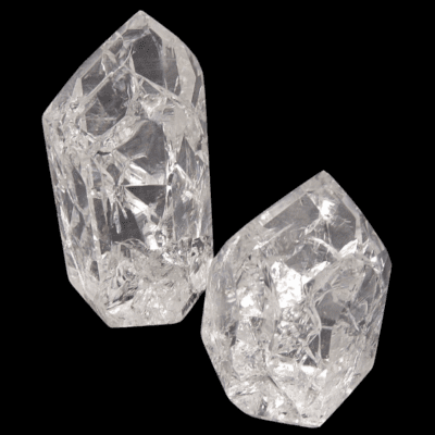 Fire & Ice Quartz Polished Points x 2 (90g) - Image 3