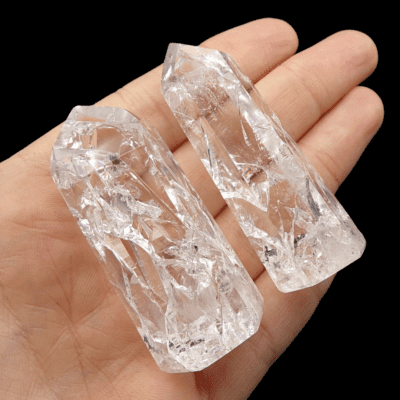 Fire & Ice Quartz Polished Points x 2 (84g) - Image 4