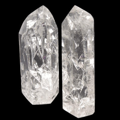 Fire & Ice Quartz Polished Points x 2 (84g) - Image 3