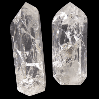 Fire & Ice Quartz Polished Points x 2 (84g) - Image 2