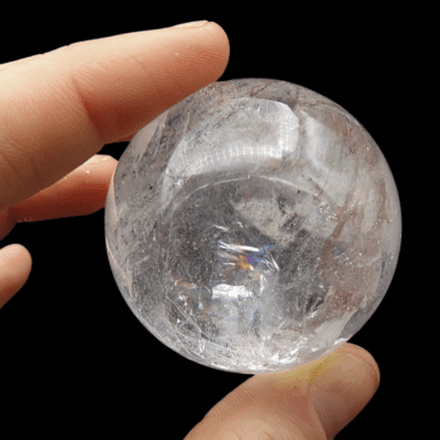 Clear Quartz Sphere (45mm) - Image 4