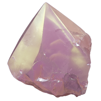 Aura Rose Quartz Cut Base Point (55mm) - Image 2