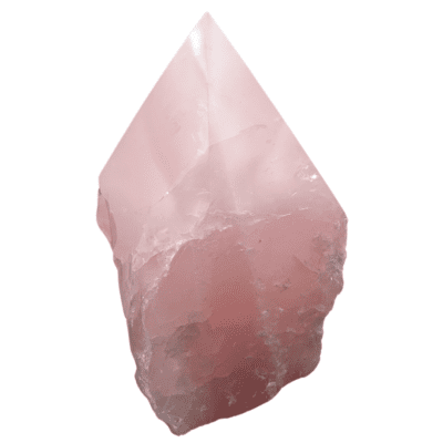 Rose Quartz Cut Base Point (90mm) - Image 2