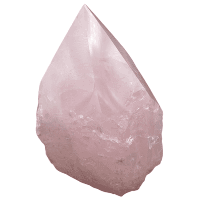 Rose Quartz Cut Base Point (85mm) - Image 2