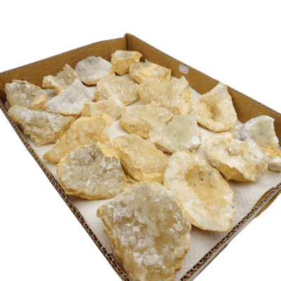 Calcite Druze Pieces Tray Deal (20 pcs) - Image 3