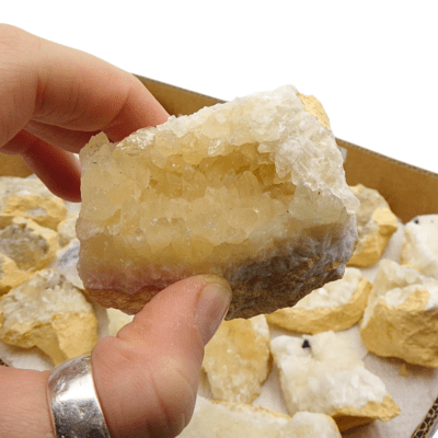 Calcite Druze Pieces Tray Deal (23 pcs) - Image 5