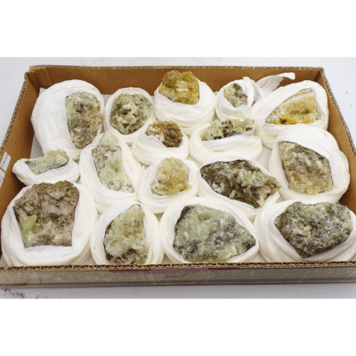 Prehnite Clusters Tray Deal (16 pcs) - Image 2