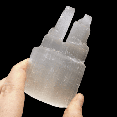 Selenite Twin Tower (10cm) - Image 2